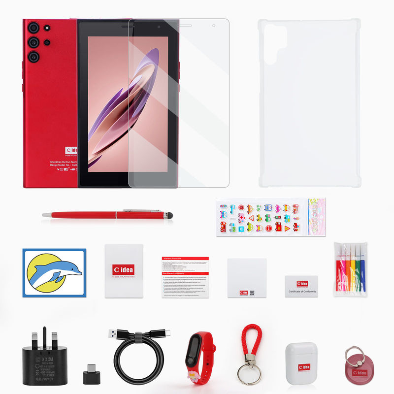 C ideia Android 12 System Business 7 Inch Tablet PC Suportando Bluetooth Dual Card Chamadas Com teclado CM522