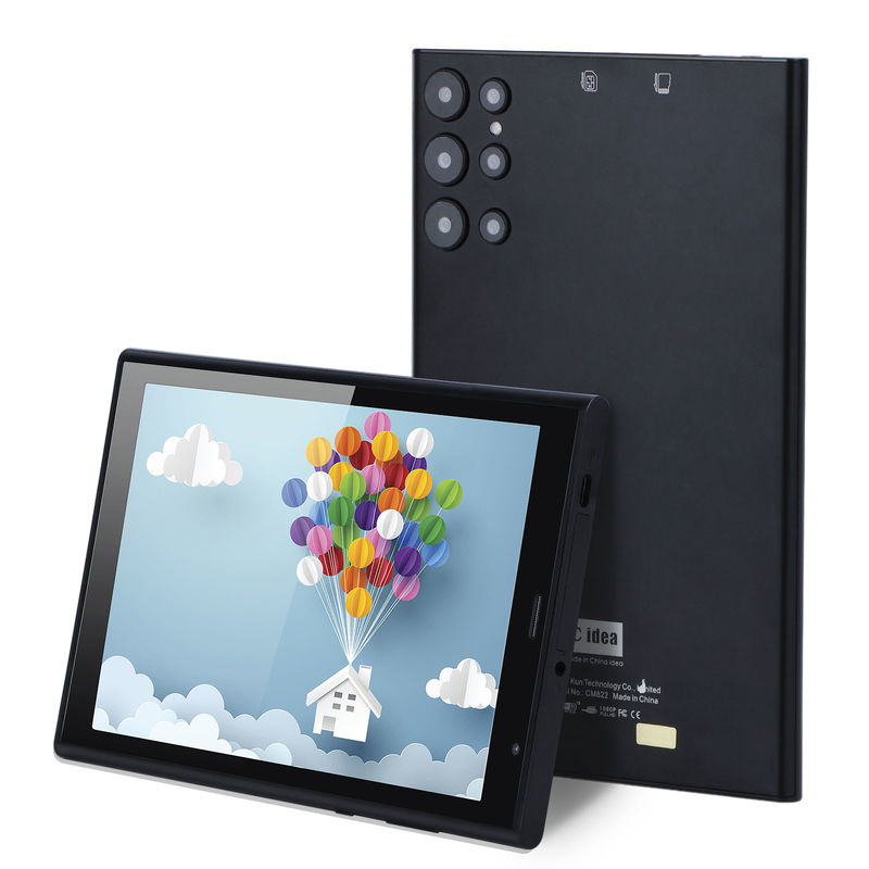 C ideia 8 polegadas Android Tablet PC 8GB RAM 512GB ROM Quad Core 800 * 1280 HD Tablets com WIFI / SIM Card CM822 (Negro)