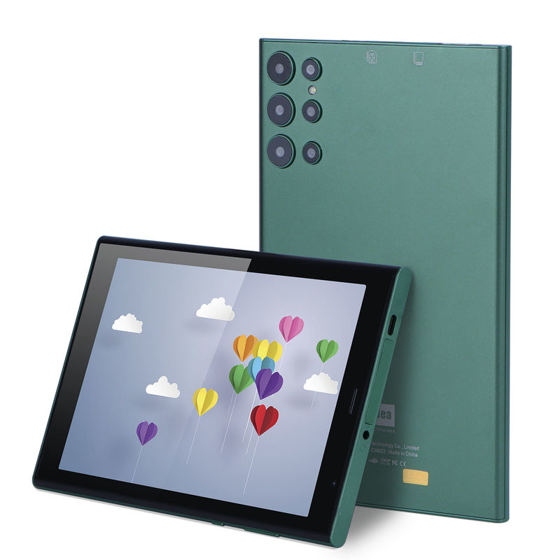 C ideia 8 polegadas Smart Tablet PC com caixa à prova de choque 128GB ROM 800x1280 IPS touchscreen display para leitura Verde CM822