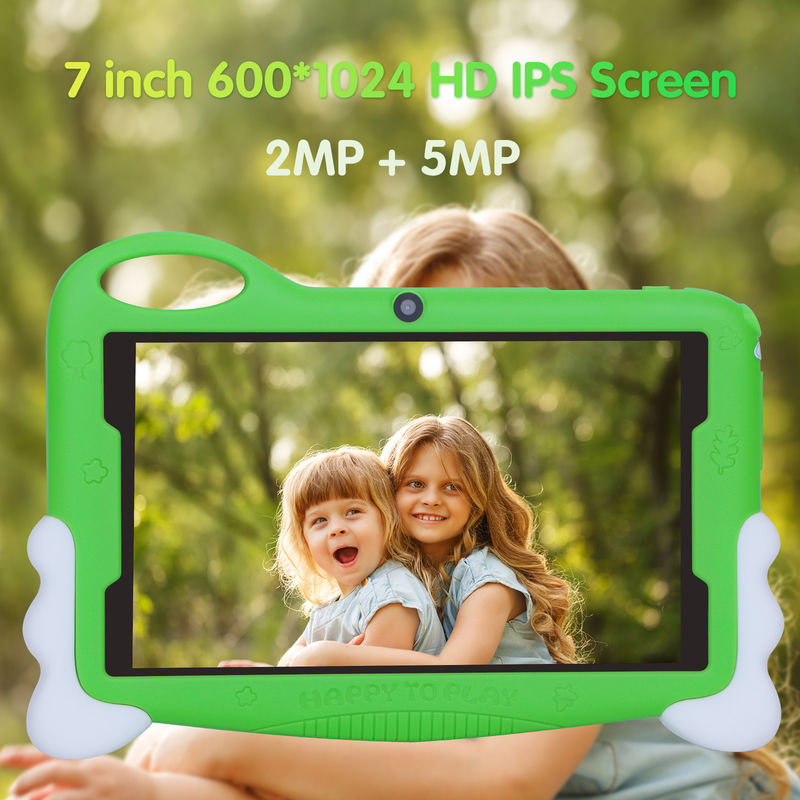 C idea Kids Student Study Tablet 7 polegadas Cute Long Battery Life 32GB Armazenamento 2MP + 5MP Dual Câmera CM90 Verde