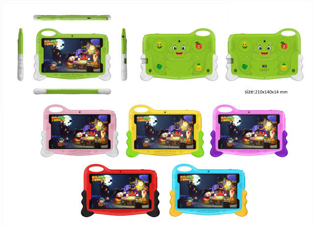 C idea Tablet educativo portátil para estudantes 4GB RAM 64GB ROM Longa duração da bateria CM78-Amarela