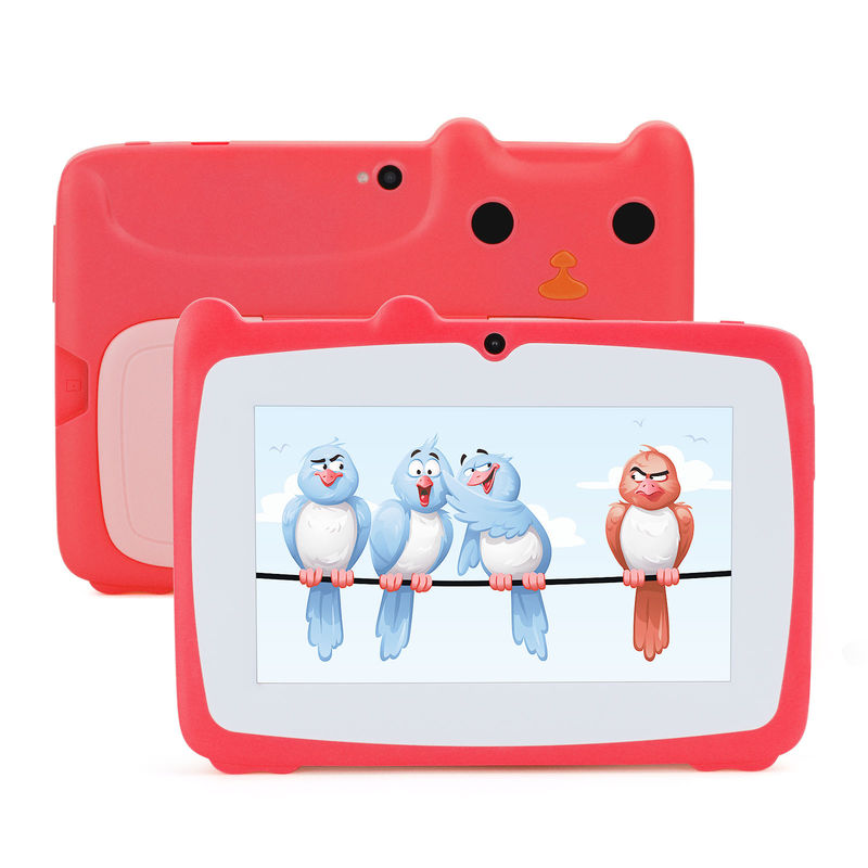 C ideia Educativo 7 polegadas tablet Kidspad com caixa à prova de crianças Bateria grande 5000mAh IWAWA pré-instalado CM80Red