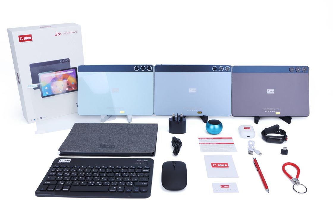 C Idea Suporte SIM 8GB RAM 512 ROM Tablet educacional para estudantes com teclado e 2 CM8500