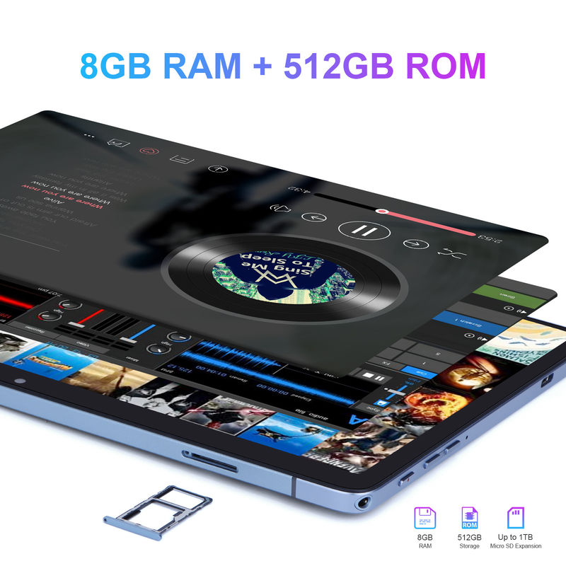 C idéia Suporte SIM Durável 512 GB Armazenamento 10 polegadas Tablet PC para escola CM8500