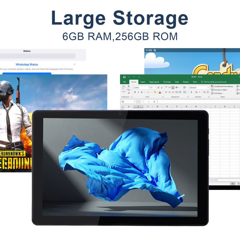 C ideia 10 polegadas Android 12 Tablet 8GB RAM 256GB ROM Modelo CM8000PLUS Cinza