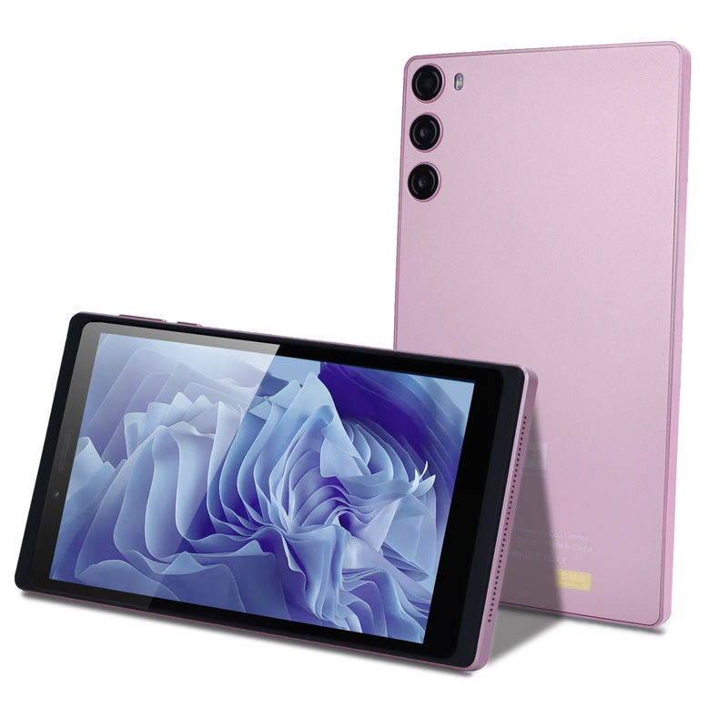 C Idea Android 12 Tablet 6GB RAM 128GB ROM com SIM 7 polegadas Tablet PC para estudantes CM525 Pink