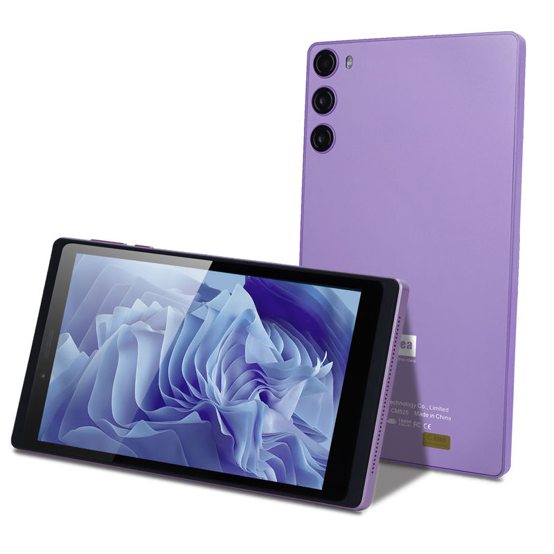C ideia 7 polegadas 6 + 128GB 6000mAh Android Tablet PC com SIM para estudantes CM525 Roxo