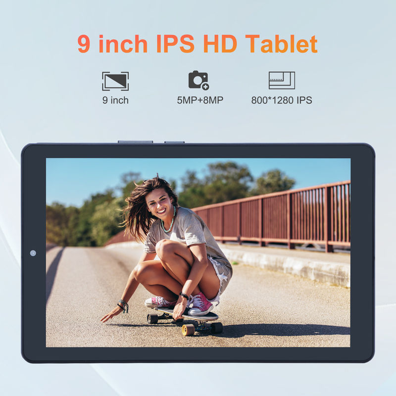 C ideia 9 polegadas Android 12 Tablet 8GB RAM 512GB ROM 5MP + 8MP Dual Camera WIFI Tablet com SIM CM915 (Curvo)