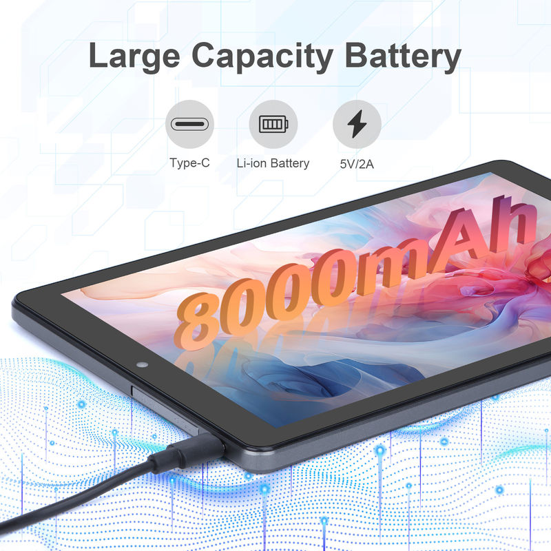 C idéia 9 polegadas Tablet PC WIFI 2.4G/5G 800x1280 IPS tela Android Tablet suporte de chamadas telefônicas com câmera dupla ((Grey)