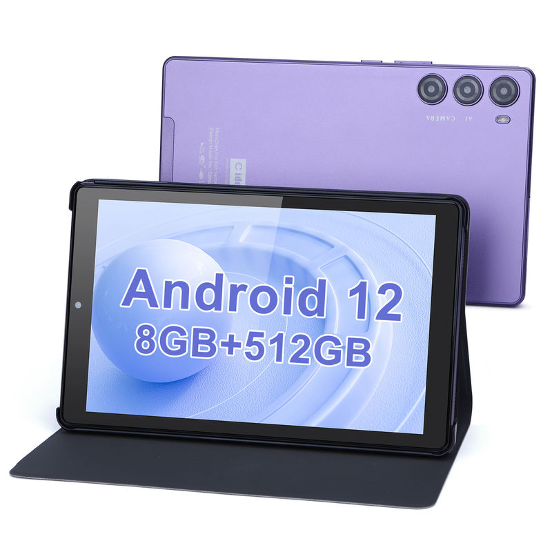 C ideia 9 polegadas Tablet PC WIFI 2.4G/5G 800x1280 IPS tela Android Tablet suporte de chamadas telefônicas com câmera dupla ((Purple)