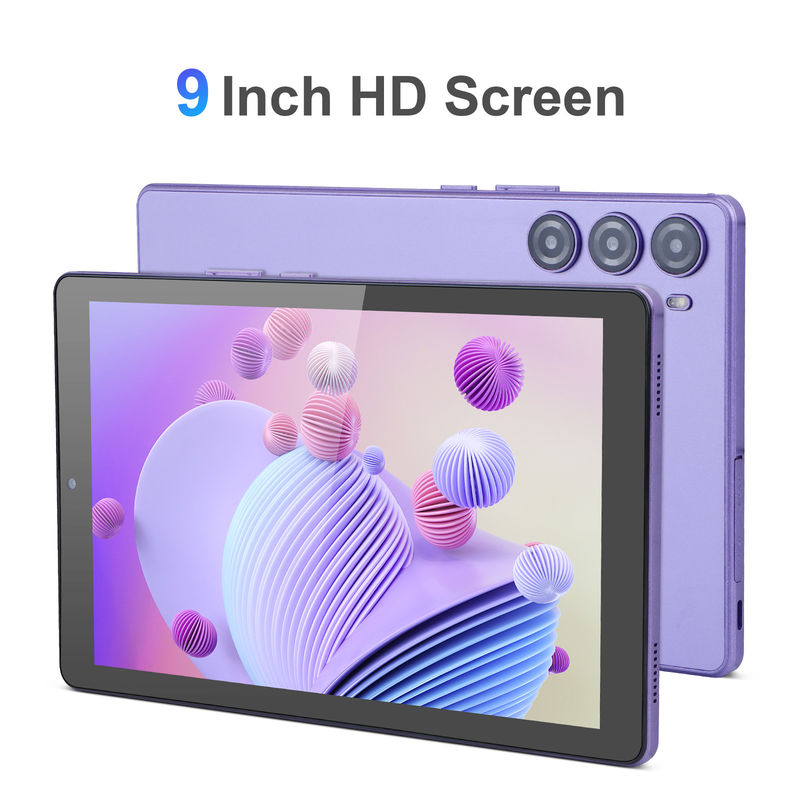 C ideia 9 polegadas Tablet PC WIFI 2.4G/5G 800x1280 IPS tela Android Tablet suporte de chamadas telefônicas com câmera dupla ((Purple)