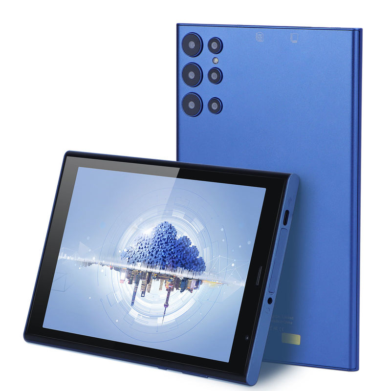 C ideia 8 polegadas Android Tablet PC 8GB RAM 512GB ROM Quad Core 800 * 1280 HD Tablets com WIFI / SIM Card CM822 (Azul)