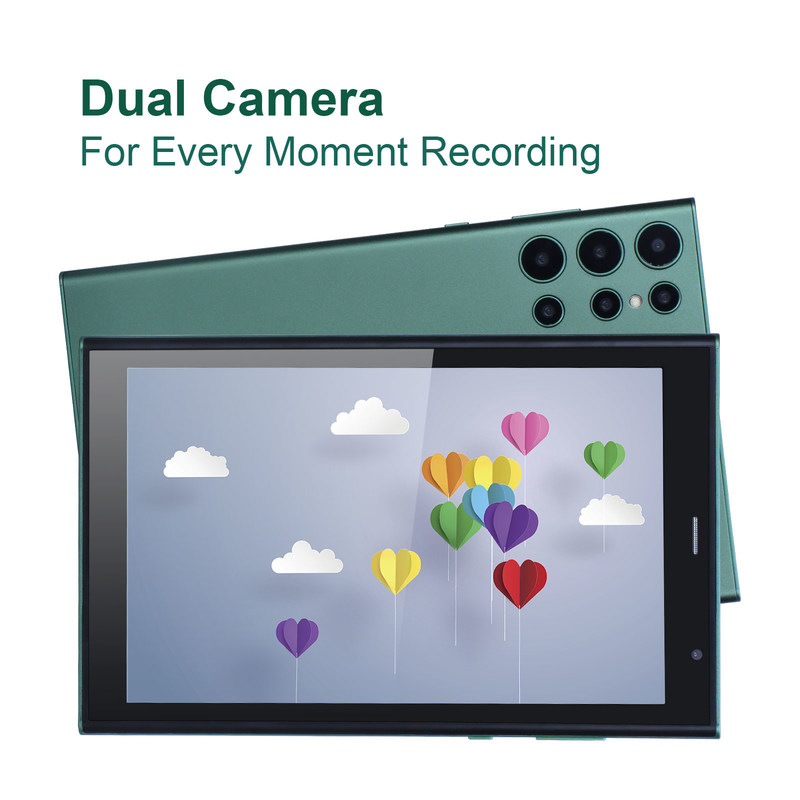 C idea 8 polegadas Android Tablet PC 8GB RAM 512GB ROM Quad Core 800 * 1280 HD Tablets com WIFI / SIM Card CM822 (verde)