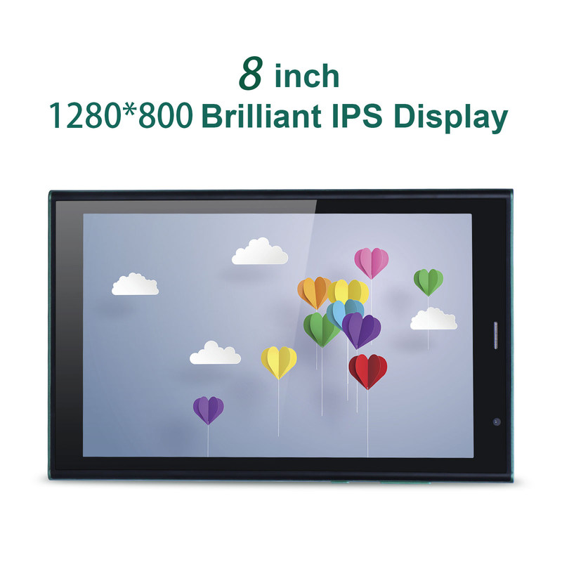 C idea 8 polegadas Android Tablet PC 8GB RAM 512GB ROM Quad Core 800 * 1280 HD Tablets com WIFI / SIM Card CM822 (verde)