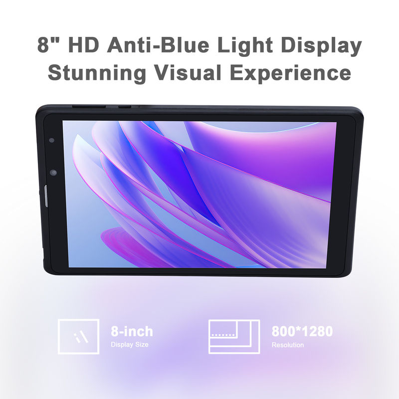 C idea Tablet Android de 8 polegadas Fabricante com Android 12 Quad Core 8GB + 512GB Armazenamento IPS HD Display CM835 ((preto)