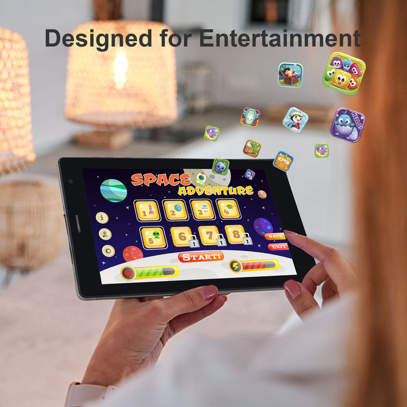 C idea Portable And Convenient Use Tablet de 7 polegadas com tela sensível ao toque com tela de alta resolução CM520 (vermelho)
