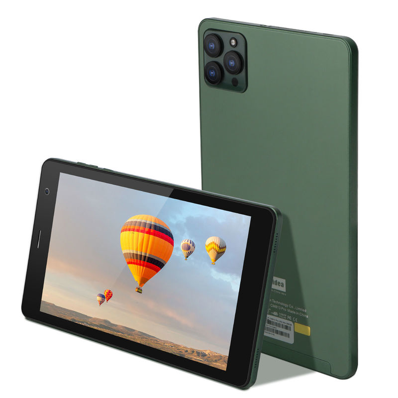 C ideia 8 polegadas Android Tablet PC com Android 12 OS Quad Core CPU 6GB RAM 512GB armazenamento IPS HD Display CM813-verde