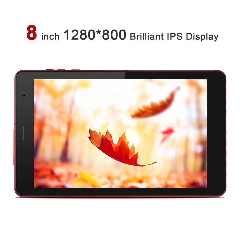 C ideia 8 polegadas Android 12 Tablet 6GB RAM 512GB ROM 8000mAh Bateria 5+8MP Câmera CM813 PRO-vermelho