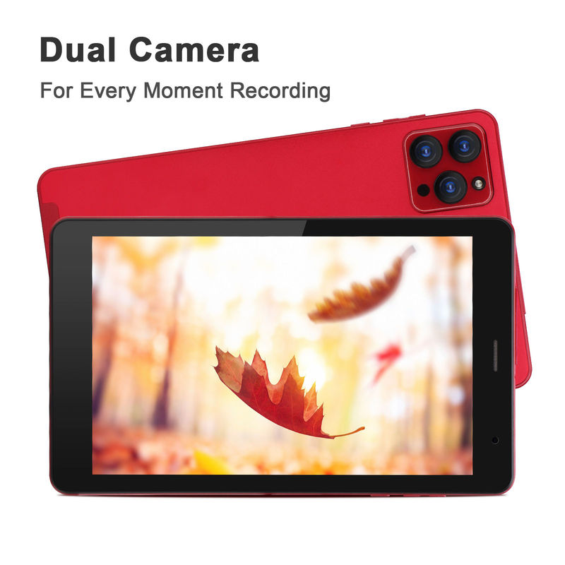 C ideia 8 polegadas Android 12 Tablet 6GB RAM 512GB ROM 8000mAh Bateria 5+8MP Câmera CM813 PRO-vermelho