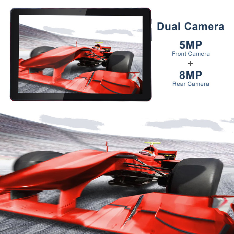 C Idea Tablet PC de 10 polegadas Android 12 Tablet 6GB RAM 256GB ROM 6000mAh Bateria IPS HD Touch Screen CM7000PLUS