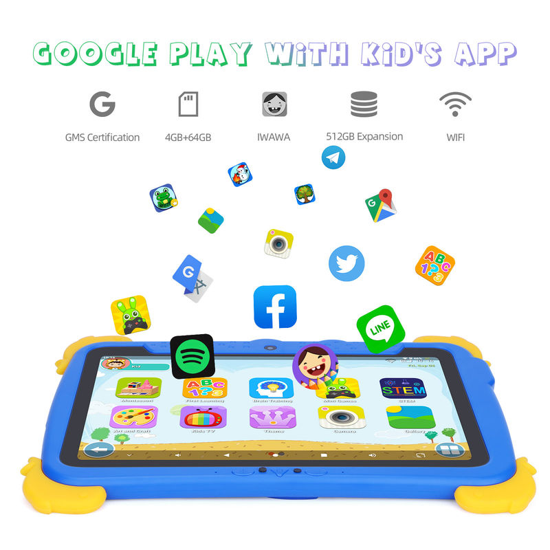 C idea Kids Tab 10,1 polegadas Android 12 Tablet para Criança 4GB RAM 64GB ROM Proteção Ocular Touchscreen P1150