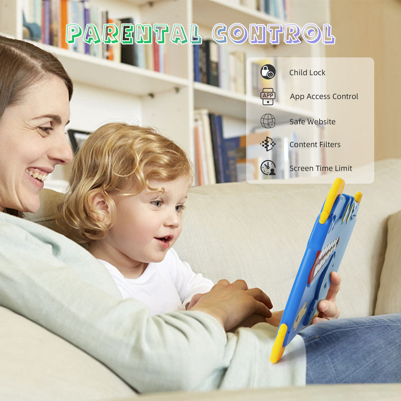 C idea Kids Tab 10,1 polegadas Android 12 Tablet para Criança 4GB RAM 64GB ROM Proteção Ocular Touchscreen P1150