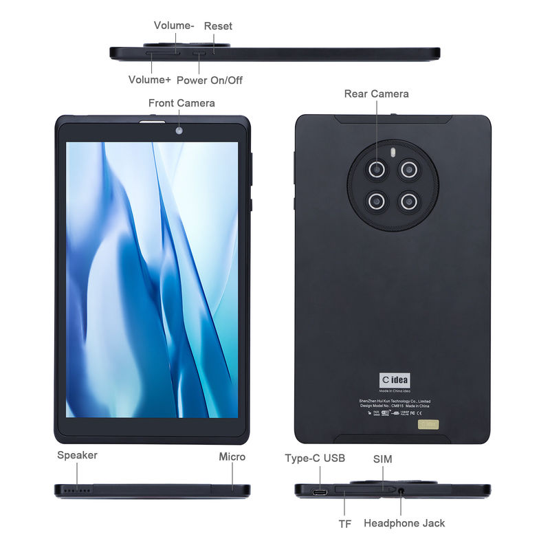C Idea Tablet Android Com 800 * 1280 IPS Display Bateria de longa duração 8 polegadas Tablet PC CM815