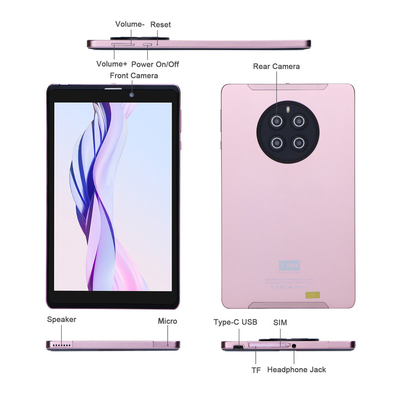 C Idea Wifi Tablet para estudantes com suporte SIM 8 polegadas Tablet PC CM815