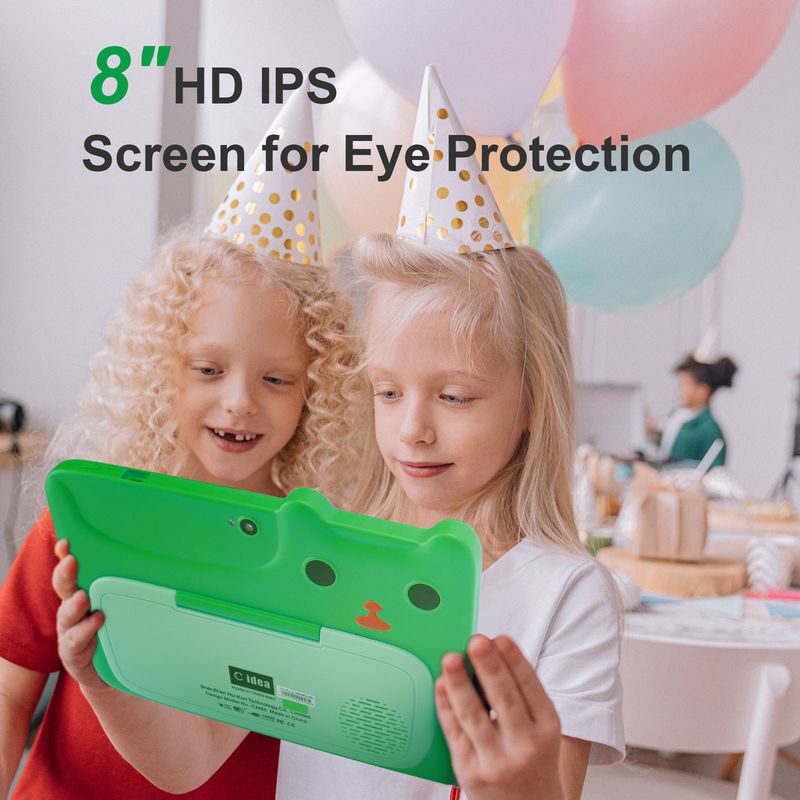 C idea Verde 7' HD Display Android 9 Tablet infantil com caixa à prova de choque Bateria 5000mAh CM80 Verde