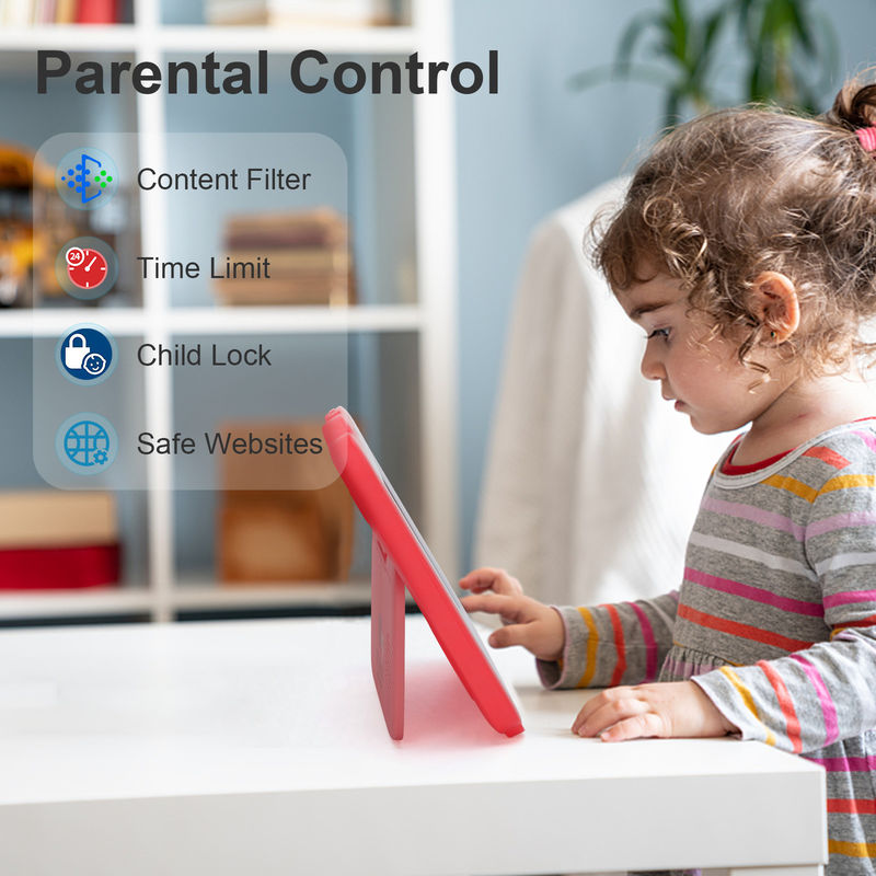 C ideia Educativo 7 polegadas tablet Kidspad com caixa à prova de crianças Bateria grande 5000mAh IWAWA pré-instalado CM80Red