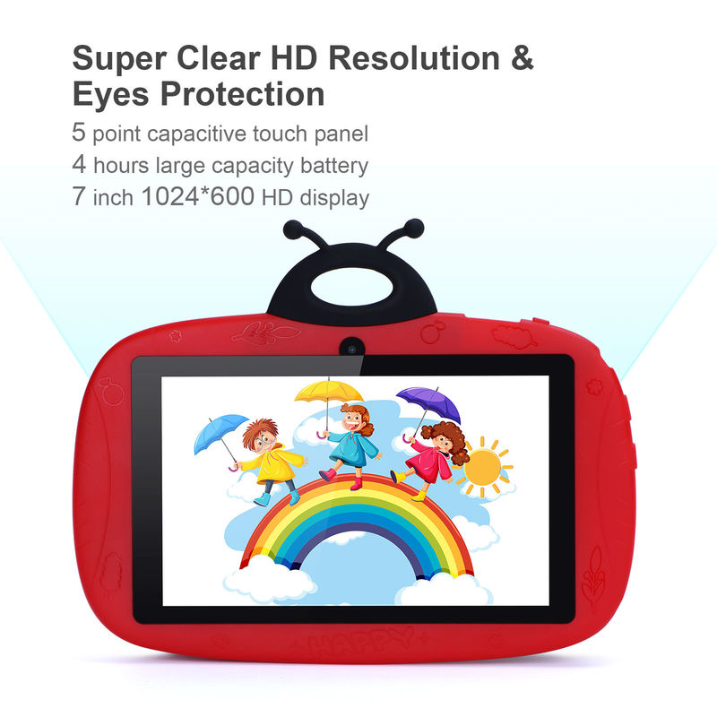 C idea Kids Android 7 polegadas touch screen tablet 6+128GB armazenamento livre caixa WIFI câmera dupla CM75