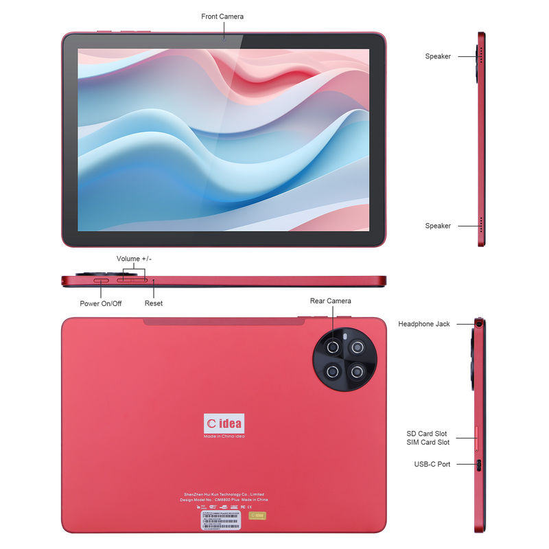C Idea 10,1 polegadas IPS Screen Smart Tablet PC para estudantes Com teclado CM8800plus