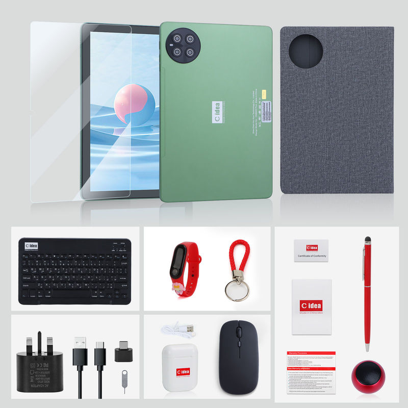 C idea Tablet para estudante 8GB RAM 512GB ROM 10.1 polegadas Tablet PC com 2 SIM CM8800plus