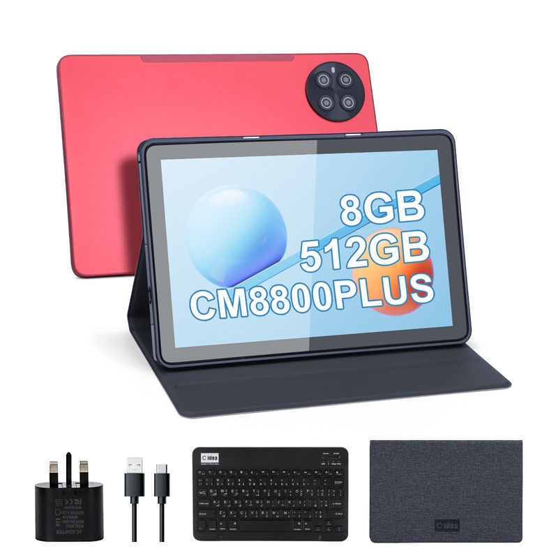 C idea Kids Tablet com 8GB de RAM 512GB de ROM Android Tablet PC com teclado CM8800plus