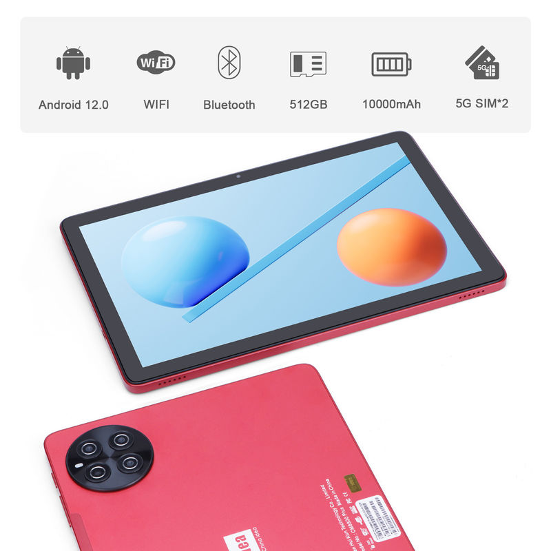 C idea Kids Tablet com 8GB de RAM 512GB de ROM Android Tablet PC com teclado CM8800plus