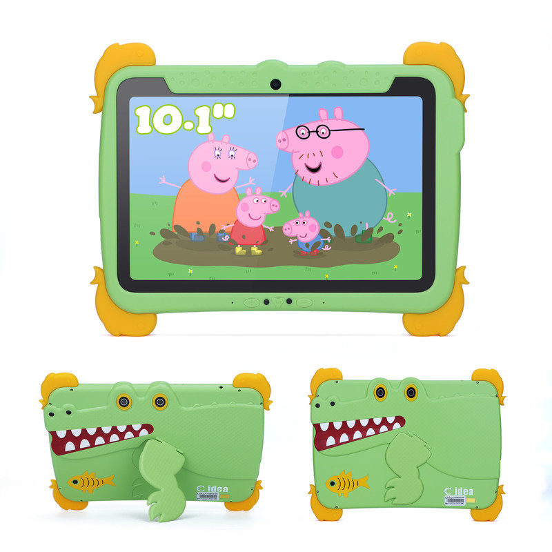 C ideia 10,1 polegadas Kids Tablet PC com proteção para os olhos IPS HD Screen para educação aprendizagem P1100