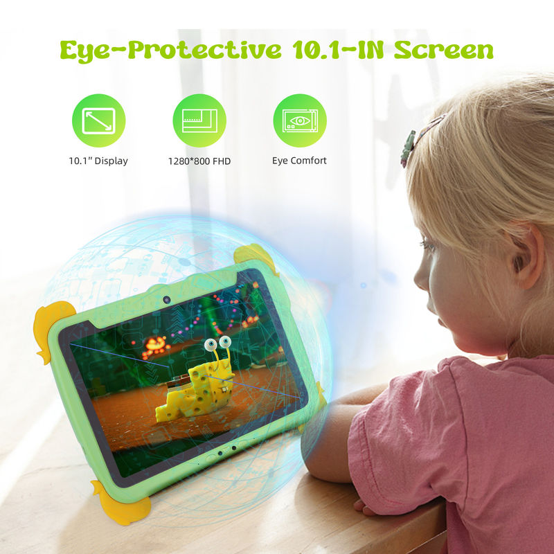 C Idea Kids Tablet 10,1 polegadas Android Tablet PC com proteção para os olhos 1280 * 800 tela pré-instalação IWAWA para educação