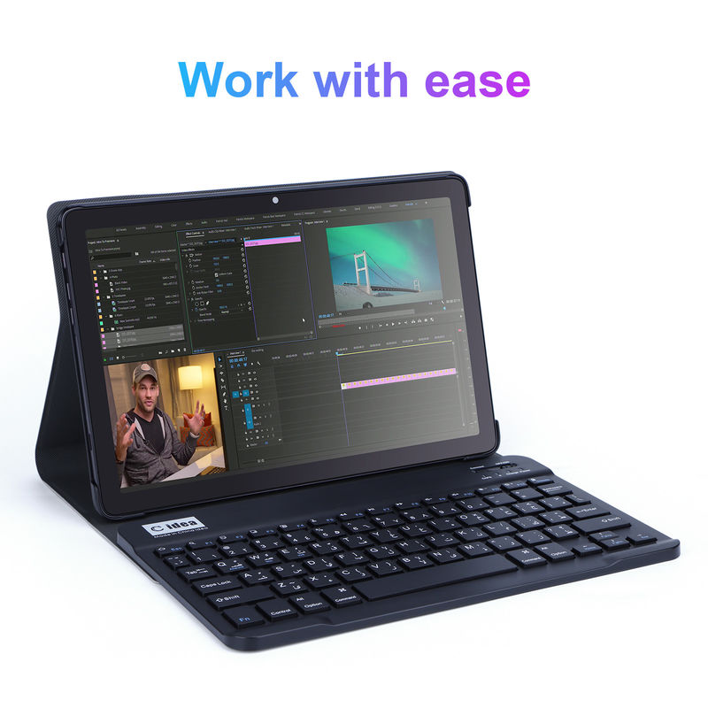 C ideia Android Tablet 10,1 polegadas Dual Camera 8GB RAM 512GB WIFI 5G Tablet com teclado mouse Suporte SIM para escola