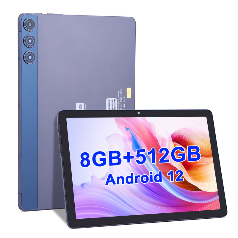 C ideia 10.1 polegadas Android Tablet Dual Camera 8GB RAM 512GB ROM WIFI 5G Tablet com teclado mouse Suporte SIM para escola