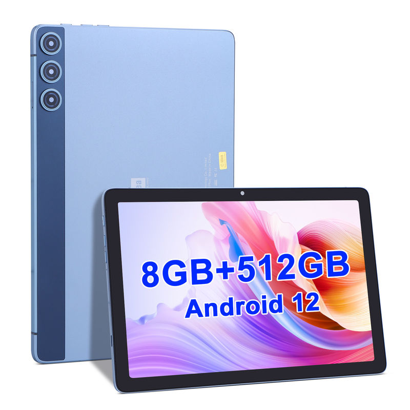 C ideia Android Tablet 10,1 polegadas Grande tela 8GB RAM 512GB WIFI 5G Tablet com teclado mouse Suporte SIM para estudante