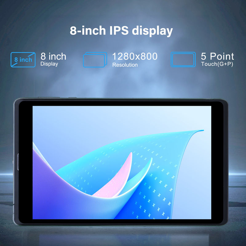 C ideia Android Tablet PC Dual Camera 8 polegadas 1280x800 IPS HD Display Android 12 tablets para estudantes CM818-Grey