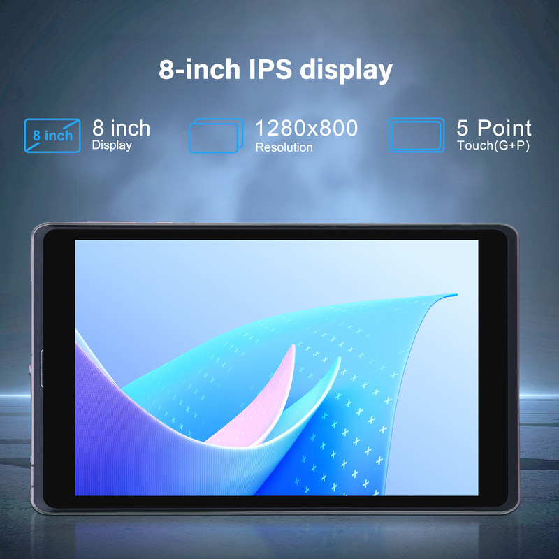 C ideia 8 polegadas Android 12 Tablet 8000mAh Bateria 5+8MP Câmera 8GB RAM 512GB ROM para Educação Aprendizagem CM818-rosa