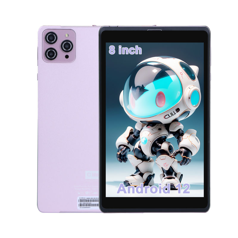 C Idea 8 polegadas Android 12 Tablet 8000mAh Bateria 5MP + 8MP Câmera 8GB RAM 512GB ROM Para Educação Aprendizagem CM818-rosa