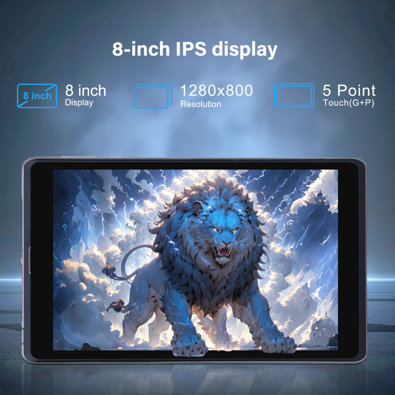 C Idea 8 polegadas Android 12 Tablet 8000mAh Bateria 5MP + 8MP Câmera 8GB RAM 512GB ROM Para Educação Aprendizagem CM818-rosa