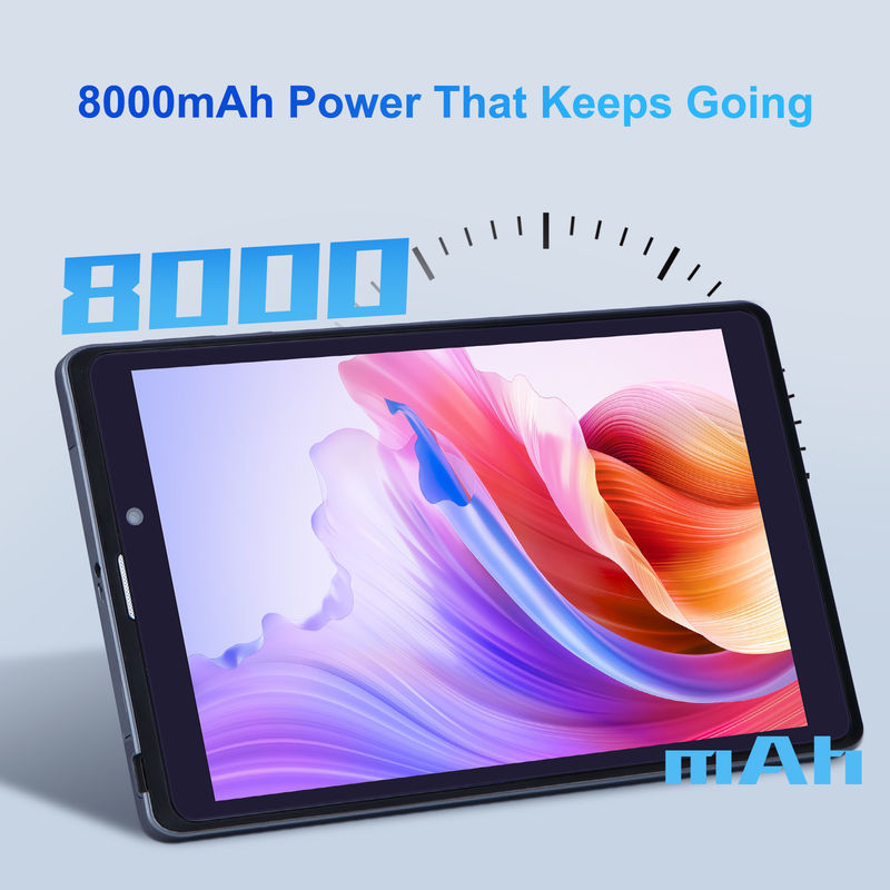 C ideia Android Tablet PC Dual Camera 8 polegadas 1280x800 IPS HD Display Android 12 tablets para estudantes CM818-Grey
