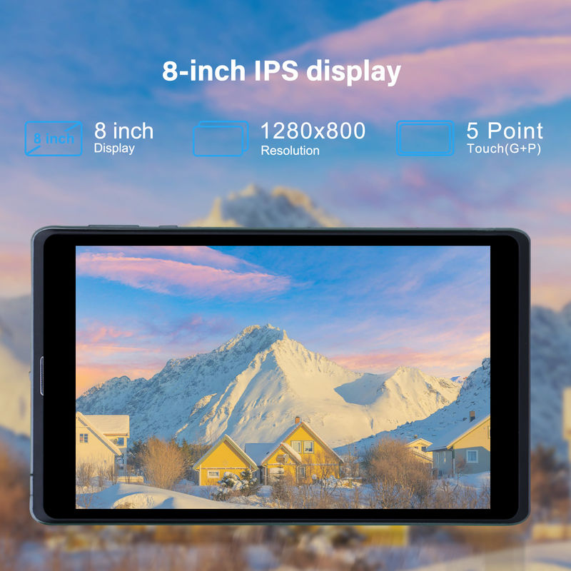 C ideia Android Tablet PC Dual Camera 8 polegadas 1280x800 IPS HD Display Android 12 tablets para estudantes CM818-Grey