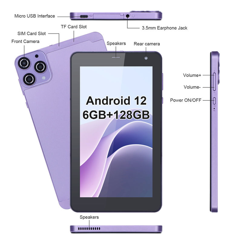 C Idea Tablet Android de 7 polegadas 512GB Quad Core Smart Tablet Pc Para Estudantes Cm515