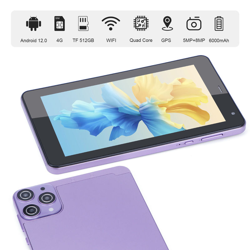 C Idea Mini Sistema Android 7 polegadas WiFi 5G tablets educacionais para estudantes CM515 ((Purple)