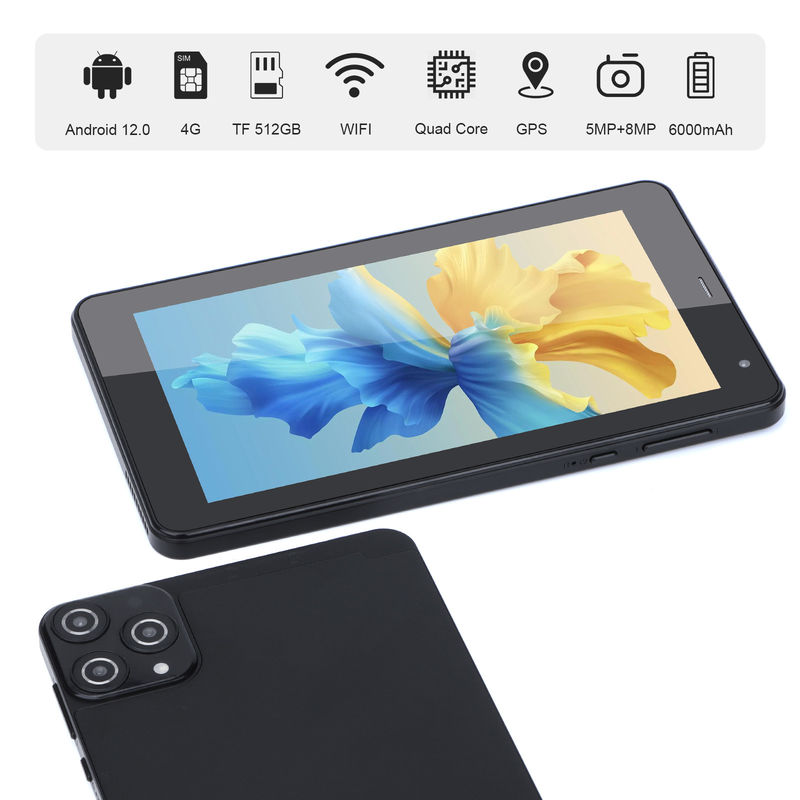 C Idea 7 polegadas Android Smart Tablets 6+128GB Quad Core WiFi 5G Tablet Para Escola CM515
