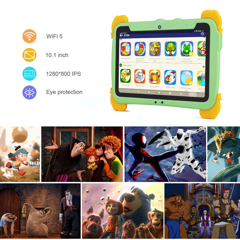 Tablet Android de 10,1 polegadas C Idea 4GB RAM 64GB ROM Kidspad P1100